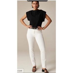 J. Crew Women's White Skinny Jeans